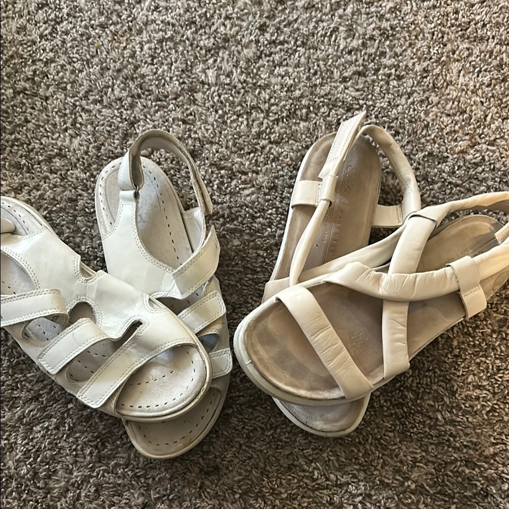Women's Cream Sandals